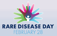 A purple background with the words " cure disease day ".